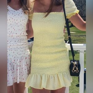 Yellow Zara Mini Dress